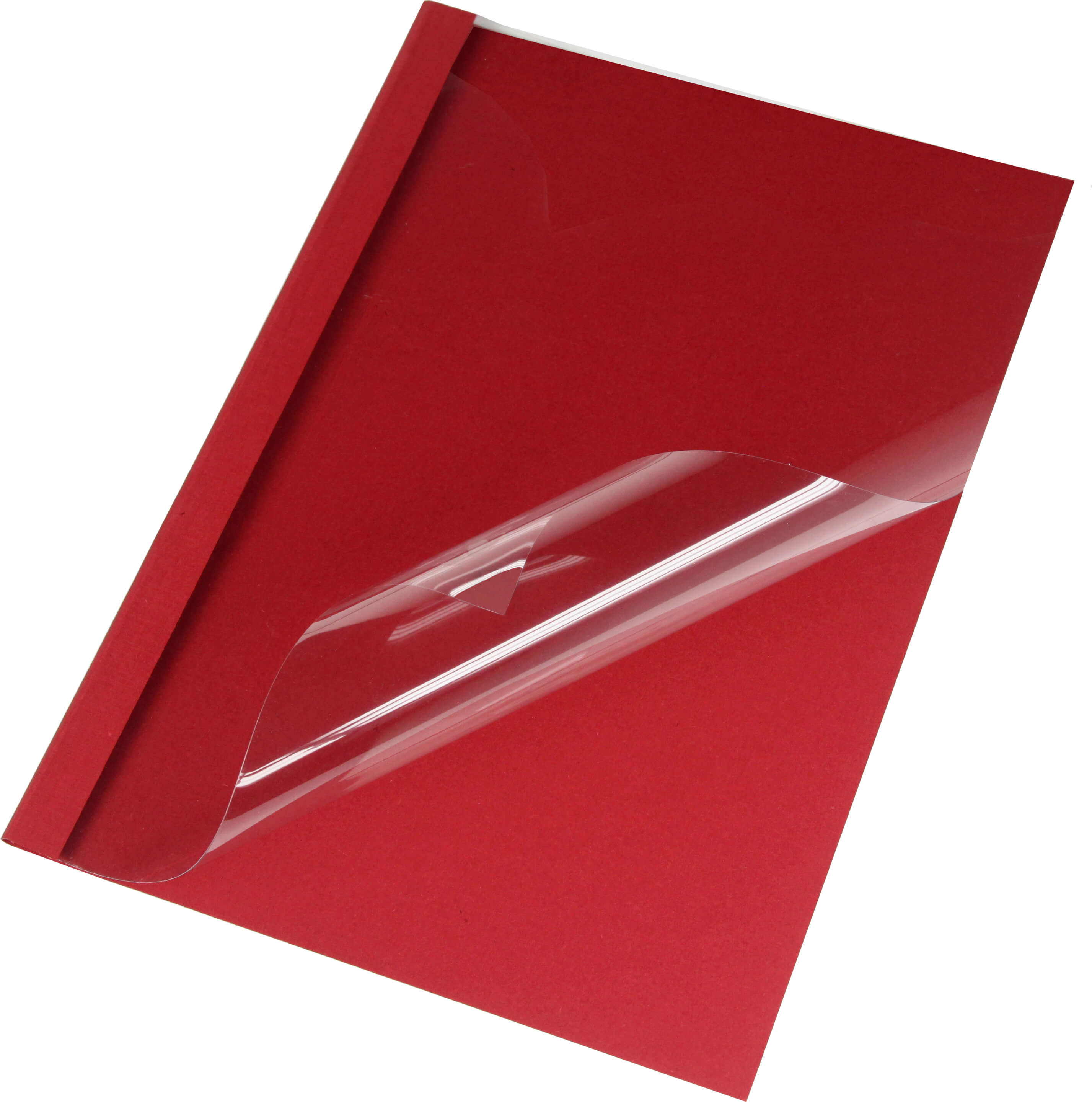 Thermobindemappe Lederstruktur in der Farbe bordeaux 2 mm | Bestnr. LMG-BMDL-BO-R2