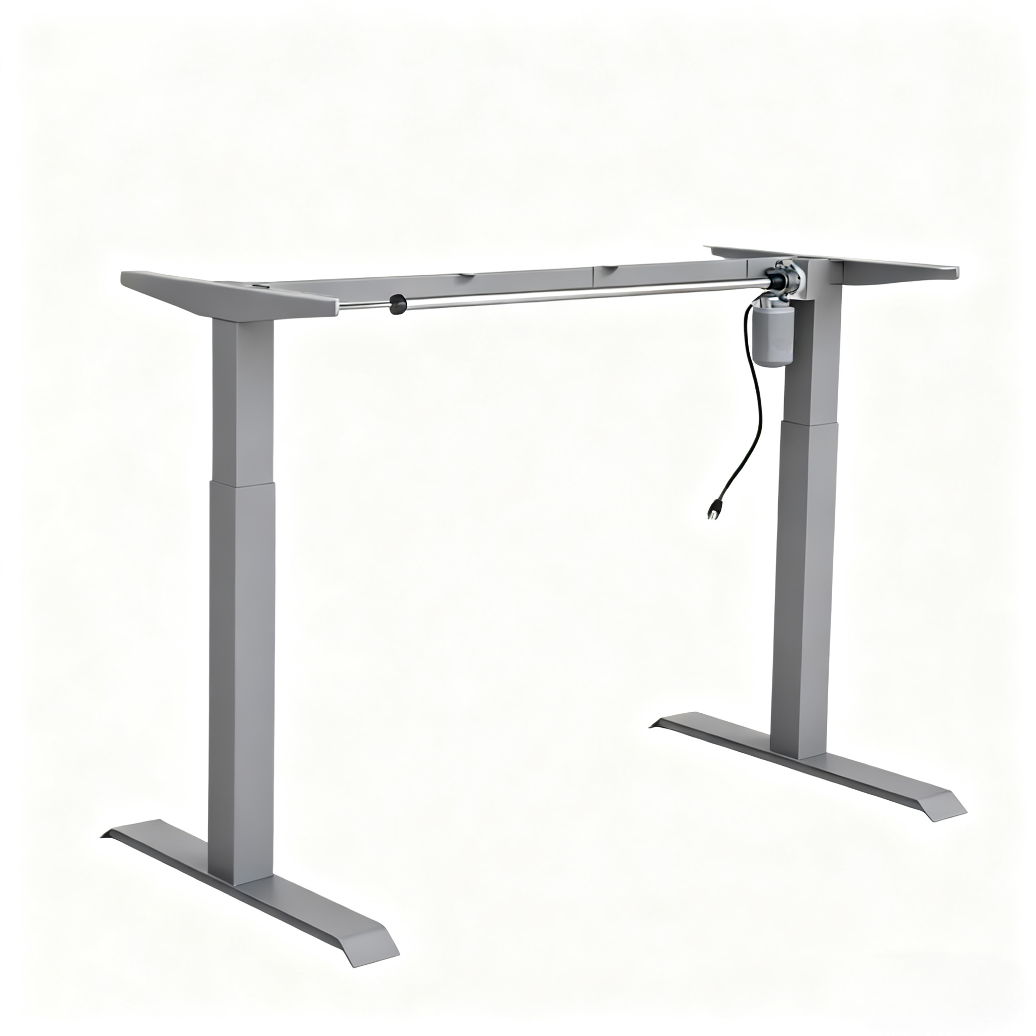 Höhenverstellbares Tischgestell Länge: 1005-1600mm, Höhe:700-1170mm, 100 kg grau (1 Stück)